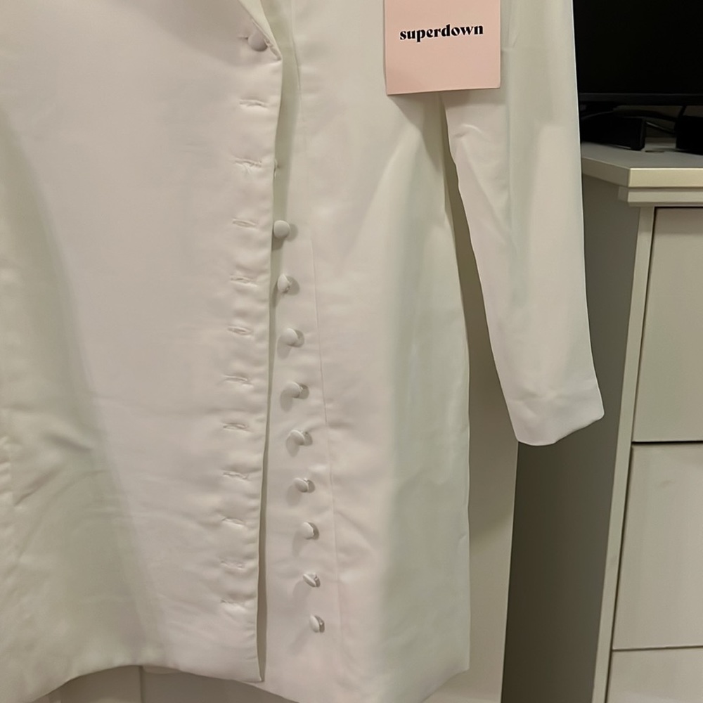 Revovle Superdown White Blazer Dress NEVER WORN - Picture 2 of 3